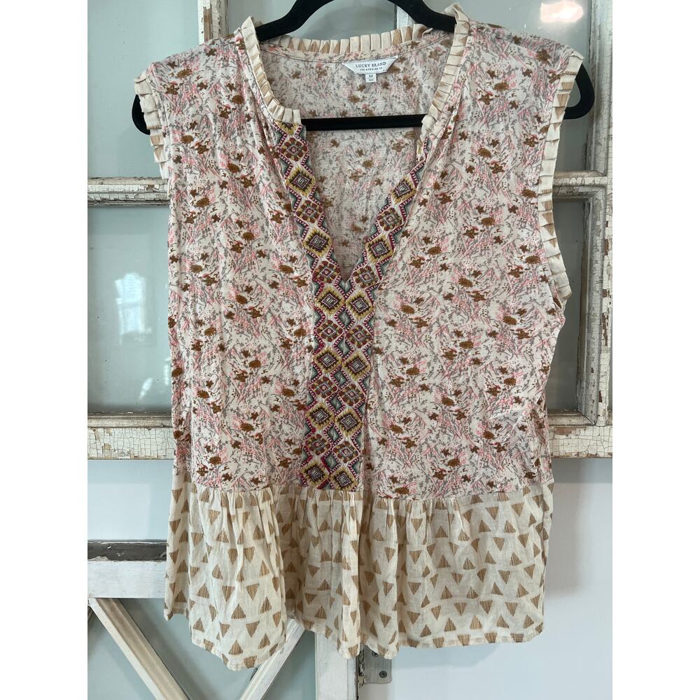 Lucky Brand size medium sleeveless top